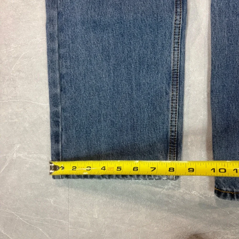 Levis 505 Mens Regular Fit Straight Leg Jeans Blue Denim 34x34 2981